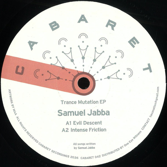 Samuel Jabba - Trance Mutation (VINYL) | Mint (M) Mint (M) - PROGRESSIVE *NEW*