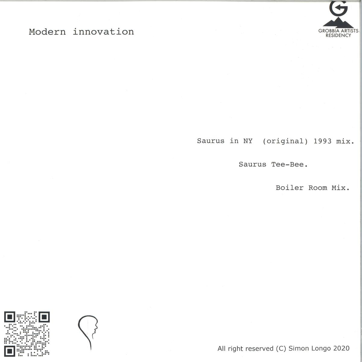 Simon Longo - Saurus in NY (VINYL 12" Modern Innovation) | NEW - PROGRESSIVE *NEW*