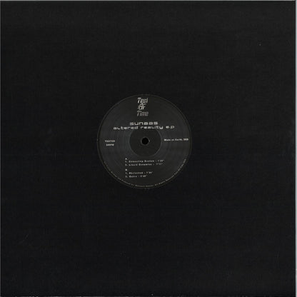 Sunaas - Altered Reality (VINYL 12" Test Of Time) | NEW - PROGRESSIVE *NEW*