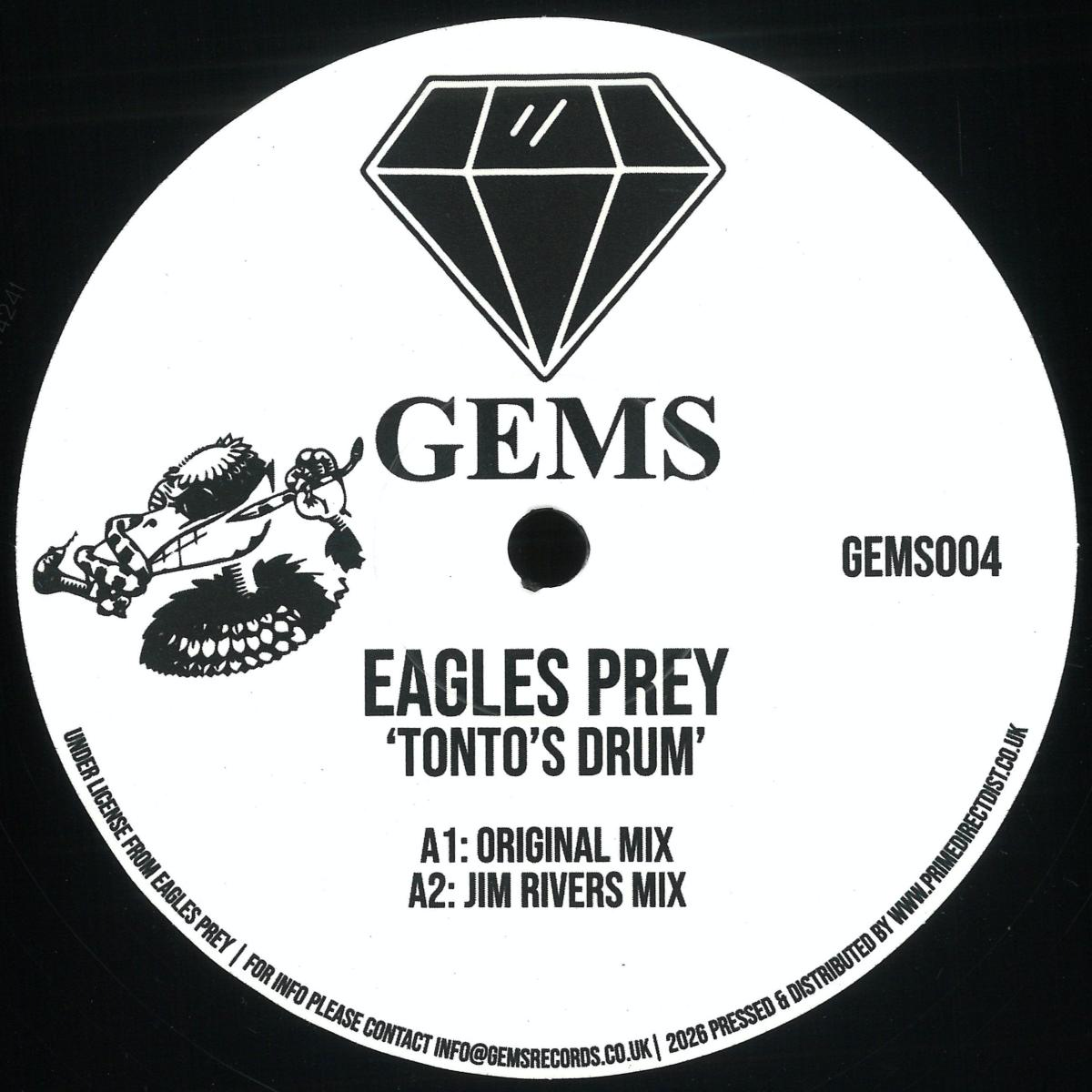 Eagles Prey - (PRESALE) Tonto’s Drum (VINYL) | Mint (M) Mint (M) - PROGRESSIVE *NEW*