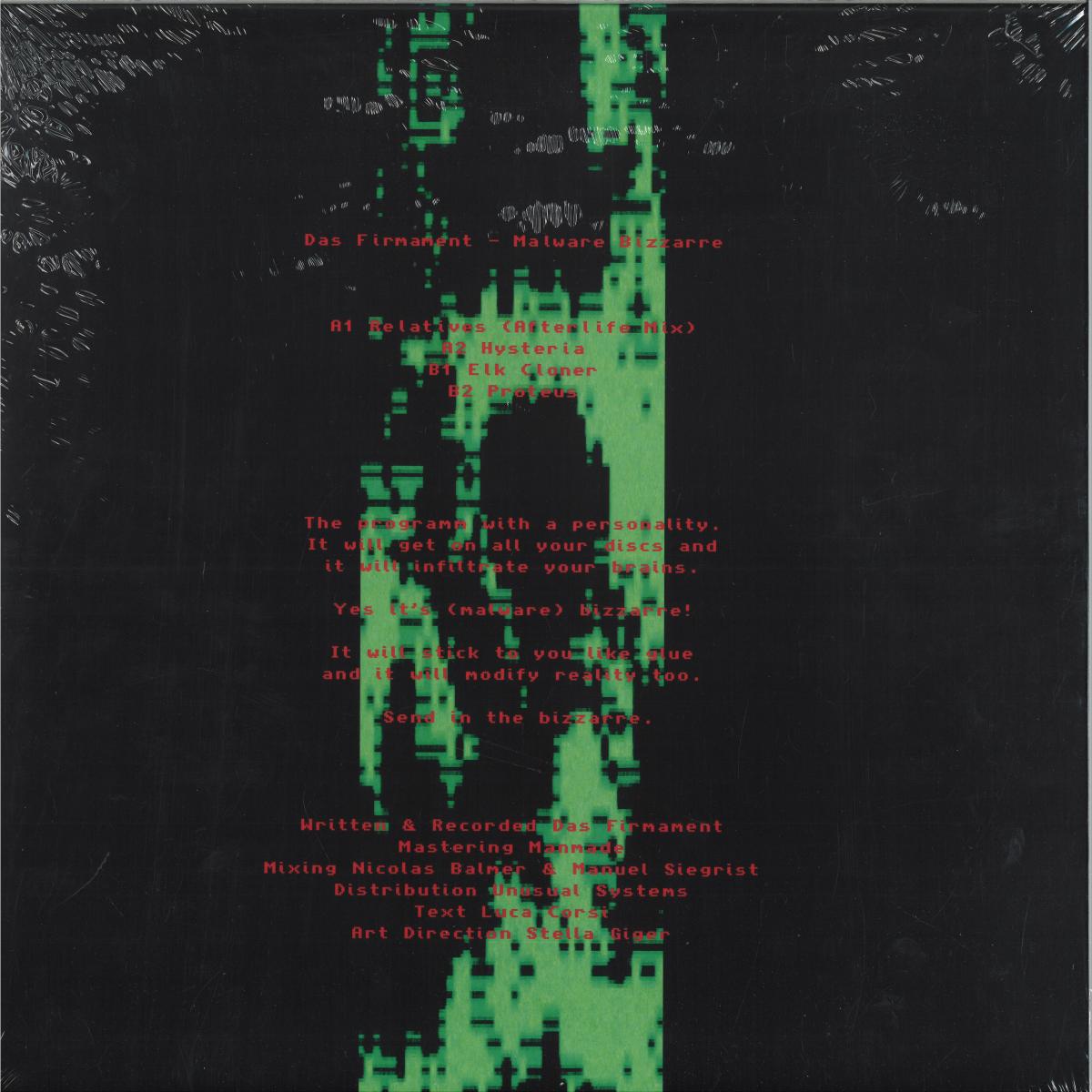 Das Firmament - Malware Bizarre (VINYL 12" Spirito del Tempo) | NEW - PROGRESSIVE *NEW*