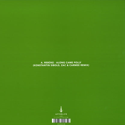 Rebūke - (PRESALE 10/8/26) Along Came Polly [Konstantin Sibold, ZAC, CARMEE Remix] (VINYL 12" Afterlife) | NEW Mint (M) Mint (M) - PROGRESSIVE *NEW*