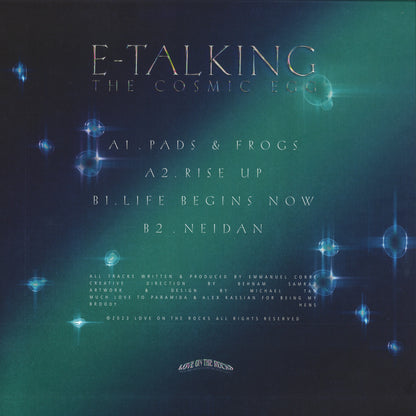 E-Talking - The Cosmic Egg (VINYL 12" Love On The Rocks) | NEW - PROGRESSIVE *NEW*
