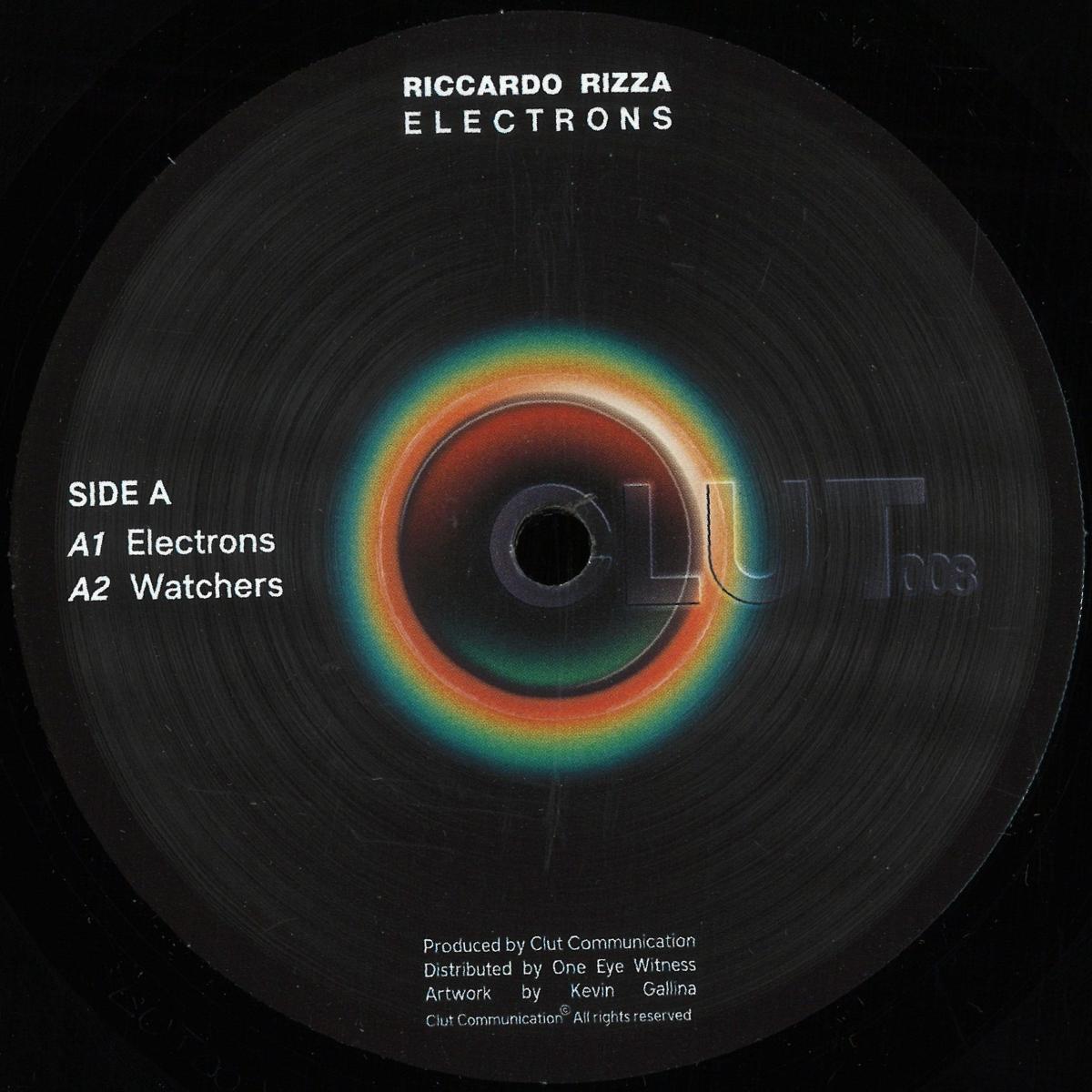 Riccardo Rizza - Electrons (VINYL 12" Clut Communication) | NEW - PROGRESSIVE *NEW*