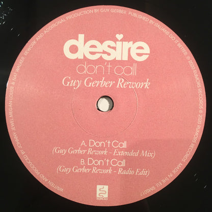 Don't Call (Guy Gerber Rework) | Mint (M) Near Mint (NM)