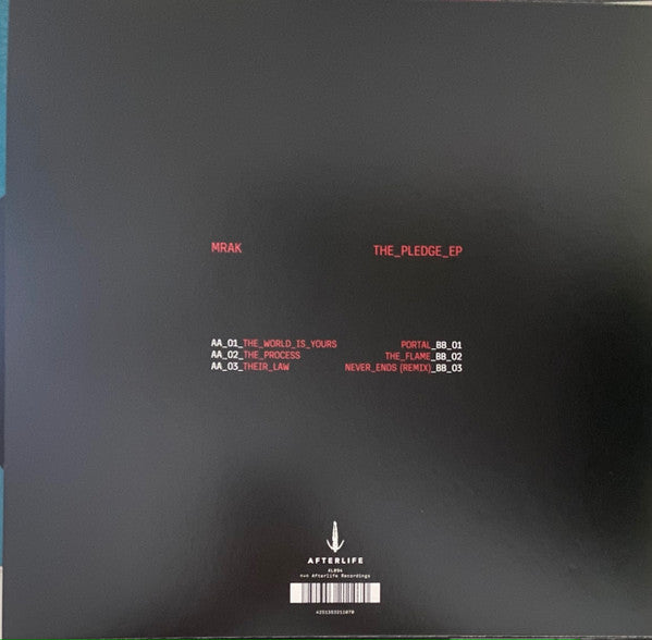 Mrak - The Pledge EP (TRANSLUCENT RED VINYL) | Mint (M) Mint (M) - PROGRESSIVE *SEALED/COLOR*