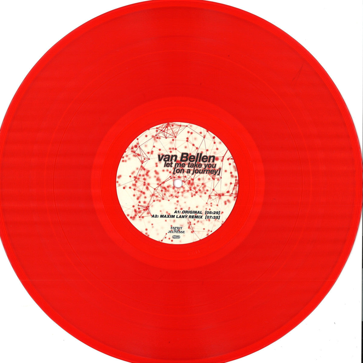 Van Bellen - Let Me Take You On A Journey (RED VINYL 12" Esprit de la Jeunesse) | NEW Mint (M) Mint (M) - PROGRESSIVE/TRANCE *NEW/COLOR*