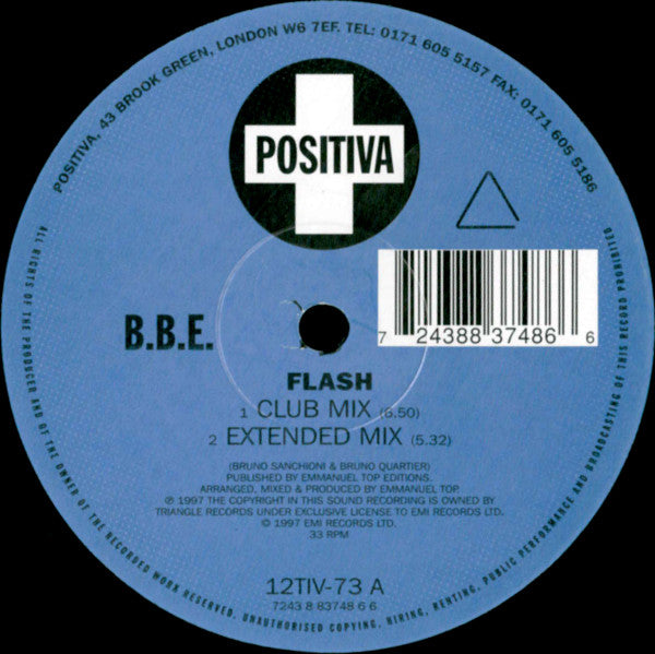 B.B.E. - Flash | Excellent (EX) Excellent (EX) - PROGRESSIVE / USED *EXCELLENT+*