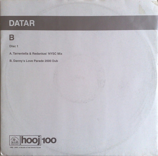 DATAR - B (Disc 1) | Excellent (EX) Excellent (EX) - PROGRESSIVE / USED *EXCELLENT+*