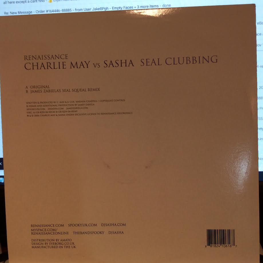 Seal Clubbing (12" VINYL) | Excellent+ (EX+) Near Mint (NM) - PROGRESSIVE / USED *EXCELLENT+*
