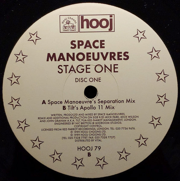 Space Manoeuvres - Stage One (VINYL 12" HOOJ CHOONS HOOJ 79 2000) | Excellent+ (EX+) Excellent+ (EX+) - PROGRESSIVE / USED *EXCELLENT+*