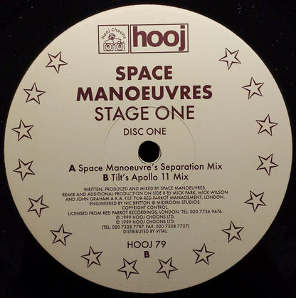 Space Manoeuvres - Stage One (VINYL 12" HOOJ CHOONS HOOJ 79 2000) | Excellent+ (EX+) Excellent+ (EX+) - PROGRESSIVE / USED *EXCELLENT+*