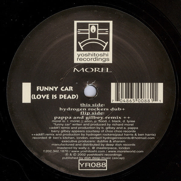 Morel - Funny Car (Love Is Dead) | Excellent (EX) Very Good Plus (VG+) - PROGRESSIVE / USED *EXCELLENT+*