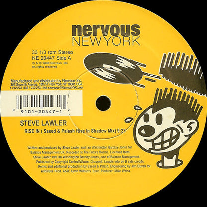 Steve Lawler - Rise In | Excellent (EX) Excellent (EX) - PROGRESSIVE / USED *EXCELLENT*