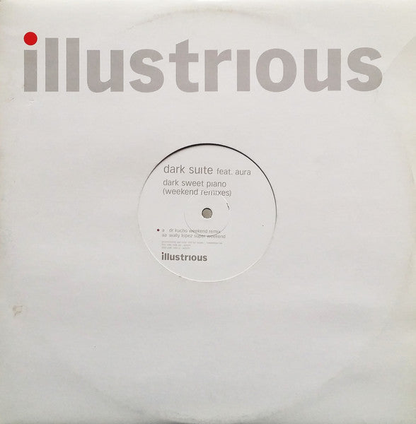Dark Suite - Dark Sweet Piano (Weekend Remixes) (VINYL) | Excellent (EX) Very Good Plus (VG+) - PROGRESSIVE / USED *EXCELLENT*