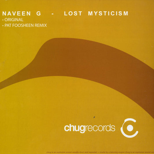 Naveen G Lost Mysticism 12" Excellent (EX) Near Mint (NM or M-)