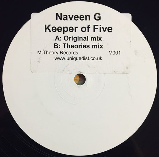 Naveen G Keeper Of Five 12" Very Good Plus (VG+) Generic