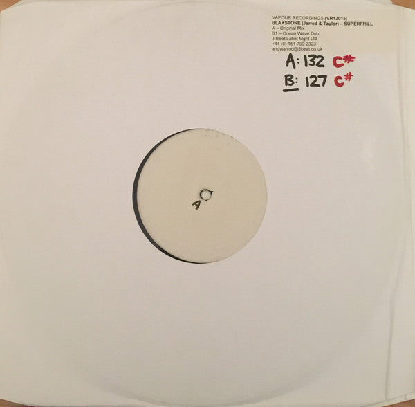 Superfrill (12" VINYL) | Excellent (EX) Generic - PROGRESSIVE / USED *EXCELLENT*