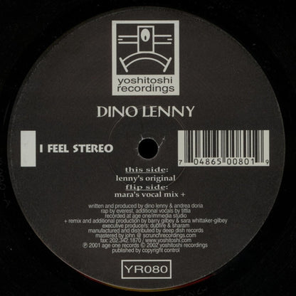 Dino Lenny - I Feel Stereo | Excellent (EX) Excellent (EX) - PROGRESSIVE / USED *EXCELLENT*