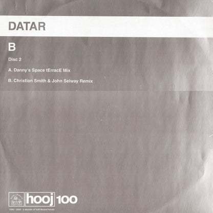 DATAR - B (Disc 2) | Excellent (EX) Very Good Plus (VG+) - PROGRESSIVE / USED *EXCELLENT*