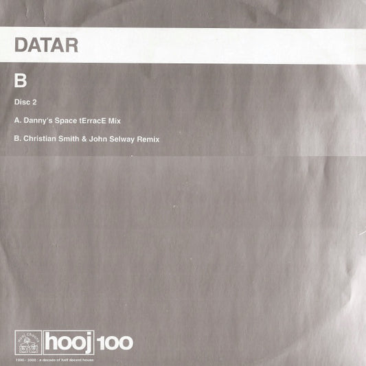 DATAR - B (Disc 2) | Excellent (EX) Very Good Plus (VG+) - PROGRESSIVE / USED *EXCELLENT*