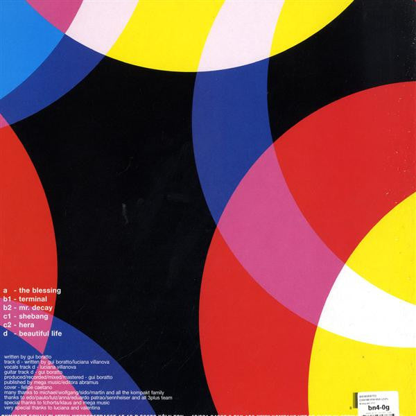 Gui Boratto - Chromophobia (VINYL) *RECORD 1 ONLY* | Good Plus (G+) Good (G) - PROGRESSIVE / USED *GOOD+*