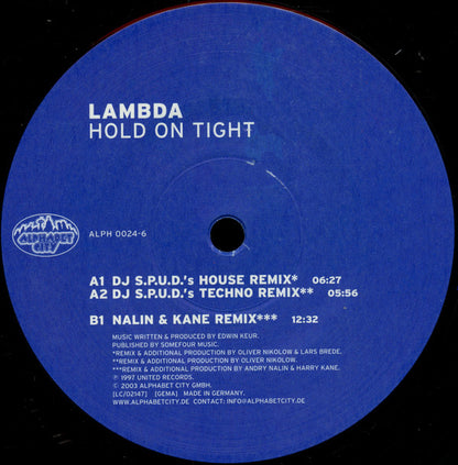 Lambda - Hold On Tight | Near Mint (NM) Very Good Plus (VG+) - PROGRESSIVE / USED *NEAR MINT*