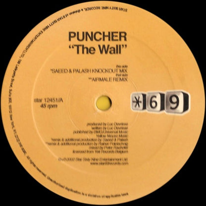 Puncher - The Wall (Remixes) | Near Mint (NM) Near Mint (NM) - PROGRESSIVE / USED *NEAR MINT*