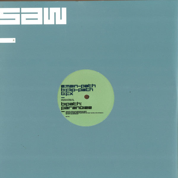 Bipath - Paranoize (VINYL 12" SAW SAW 001 FEB 2001) | Near Mint (NM or M-) Near Mint (NM) - PROGRESSIVE / USED *NEAR MINT*