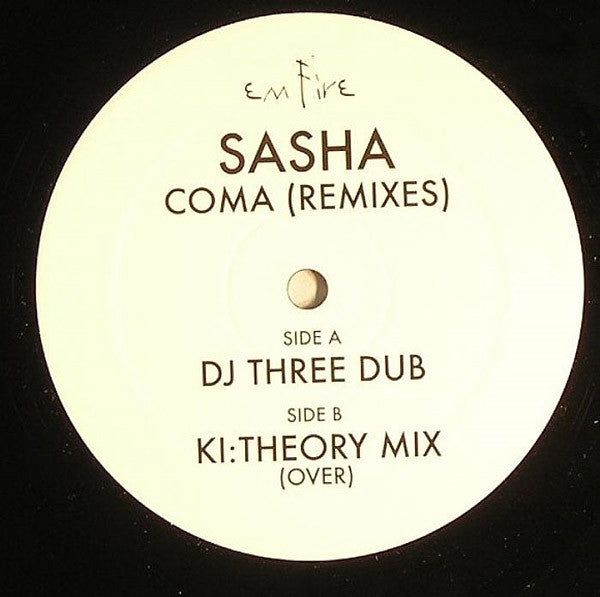 Sasha - Coma (Remixes) | Near Mint (NM) Generic - PROGRESSIVE / USED *NEAR MINT*