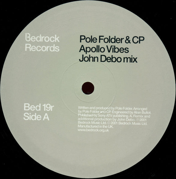 Apollo Vibes (Remixes) (12" VINYL) | Near Mint (NM) Near Mint (NM) - PROGRESSIVE / USED *NEAR MINT*