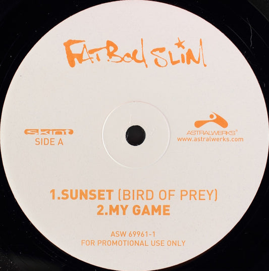 Fatboy Slim Sunset (Bird Of Prey) 12" Near Mint (NM or M-) Generic
