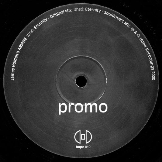 Eternity (12" VINYL) | Near Mint (NM) Generic - PROGRESSIVE / USED *NEAR MINT*