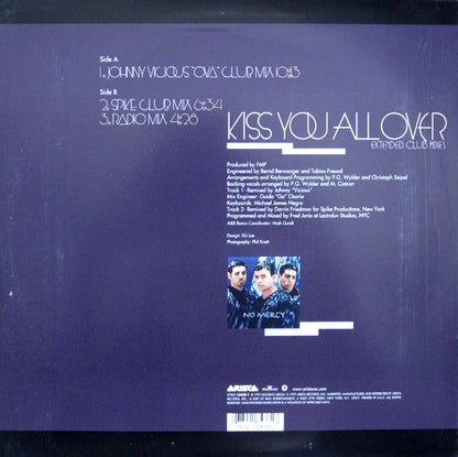 No Mercy - Kiss You All Over (Extended Club Mixes) | Near Mint (NM) Excellent (EX) - PROGRESSIVE / USED *NEAR MINT*