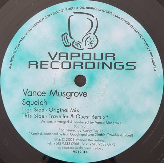 Vance Musgrove Squelch 12" Very Good Plus (VG+) Very Good Plus (VG+)