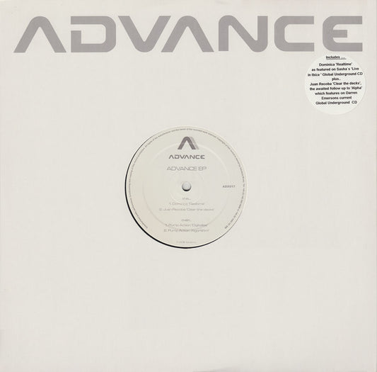 Various - Advance EP (VINYL 12" ADVANCE ADX017 2001) | - PROGRESSIVE / USED *VERY GOOD+*
