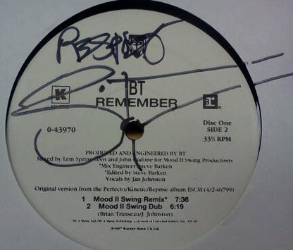 Remember (RECORD 2 ONLY) | Very Good Plus Plus (VG++) Near Mint (NM) - PROGRESSIVE / USED *VERY GOOD++*