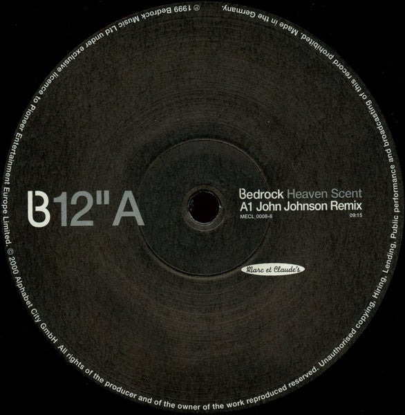 Bedrock - Heaven Scent (VINYL LP) | Very Good (VG) Generic - PROGRESSIVE / USED *VERY GOOD*