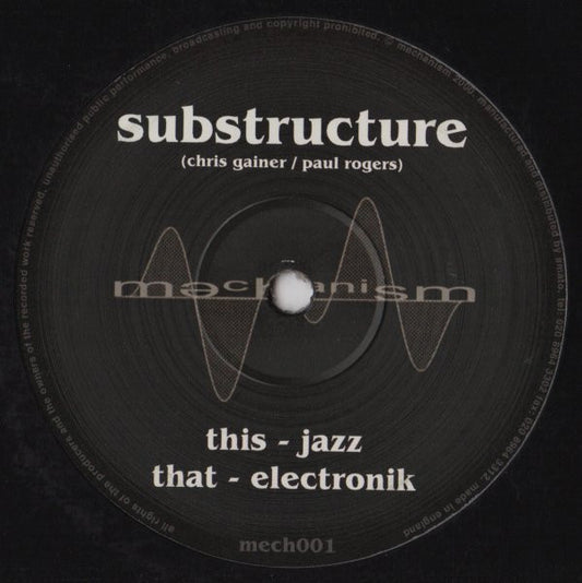 Substructure Jazz / Electronik 12" Very Good (VG) Generic