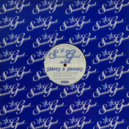 Saints & Sinners - Pushin Too Hard (VINYL 12") | USED Very Good (VG) Generic PROGRESSIVE