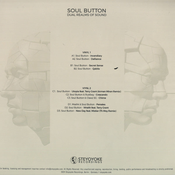 Soul Button - Dual Realms Of Sound 2x12" | Mint (M) Mint (M) - PROGRESSIVE