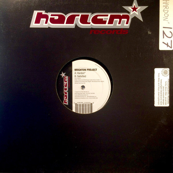Brighton Project - Hardon / Satisfied (VINYL 12") | USED Very Good Plus (VG+) Very Good Plus (VG+) PROGRESSIVE