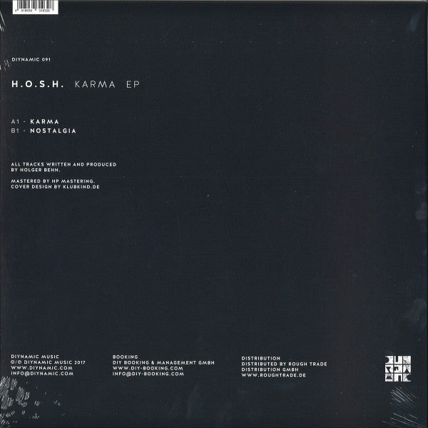 H.O.S.H. Karma EP 12" Mint (M) Mint (M)