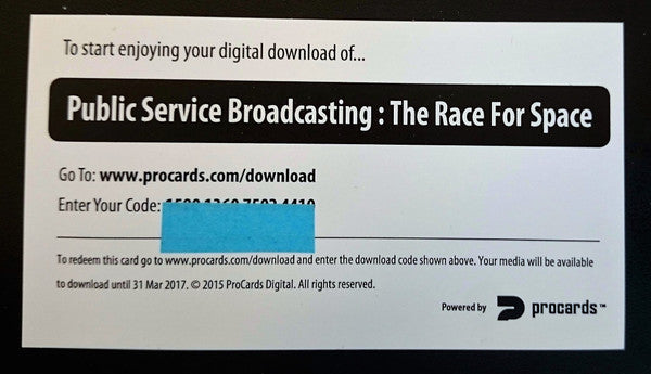 Public Service Broadcasting - The Race For Space | Mint (M) Mint (M) - POST ROCK