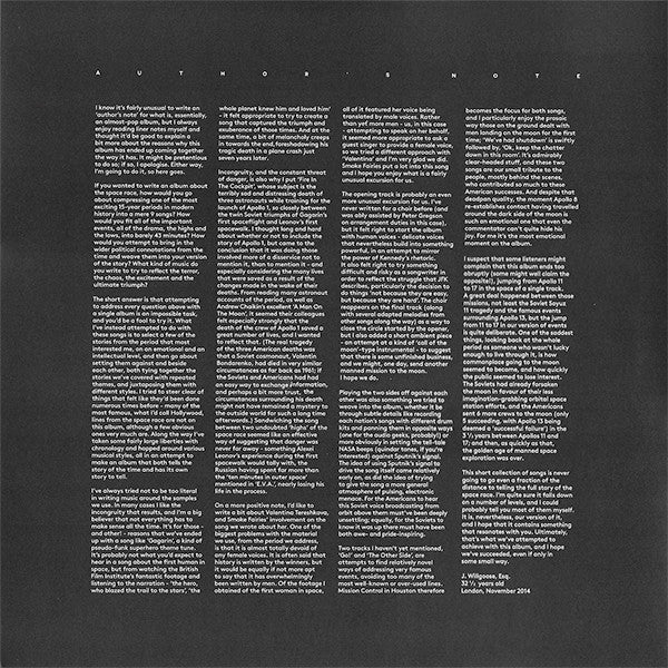 Public Service Broadcasting - The Race For Space | Mint (M) Mint (M) - POST ROCK