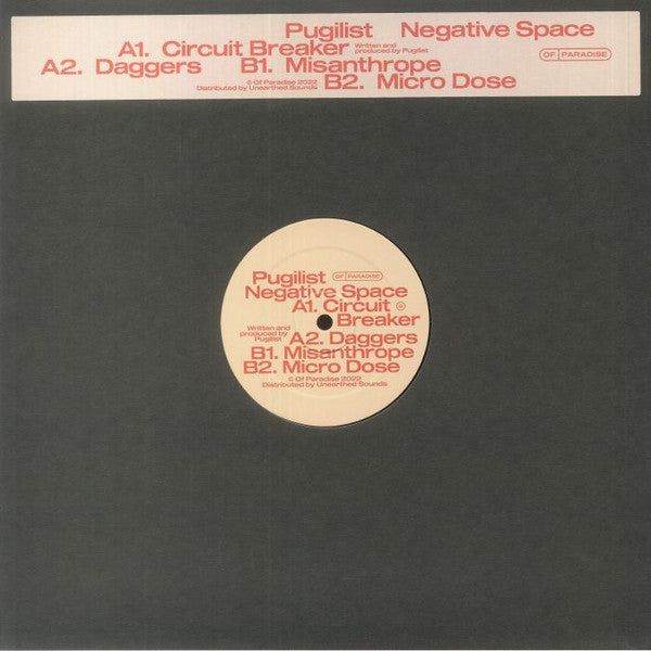 Pugilist Negative Space Of Paradise 12", EP Mint (M) Mint (M)