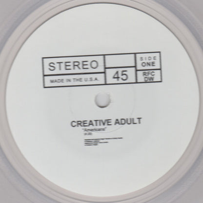Creative Adult / Self Defense Family Split (CLEAR VINYL 7") | Mint (M) Mint (M) - PUNK *NEW/CLEAR*