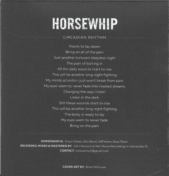 Yashira / Horsewhi Split (WHITE MARBLE VINYL 7") | Mint (M) Mint (M) - PUNK *NEW/COLOR*
