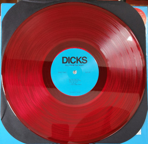 Dicks - Kill From The Heart (TRANSPARENT RED VINYL) | Mint (M) Mint (M) - PUNK *SEALED/COLOR*