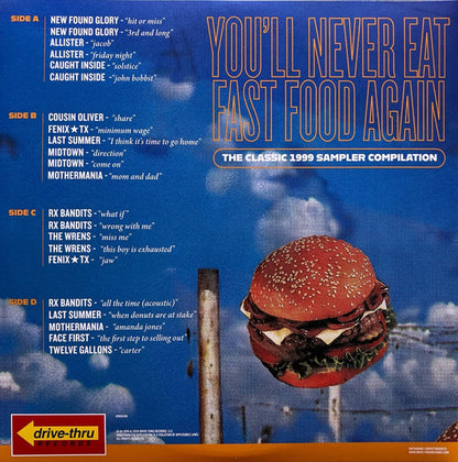 Various Artists - You'll Never Eat Fast Food Again (RSD 2026 2x SPLATTER VINYL) | Mint (M) Mint (M) - PUNK *NEW/COLOR*